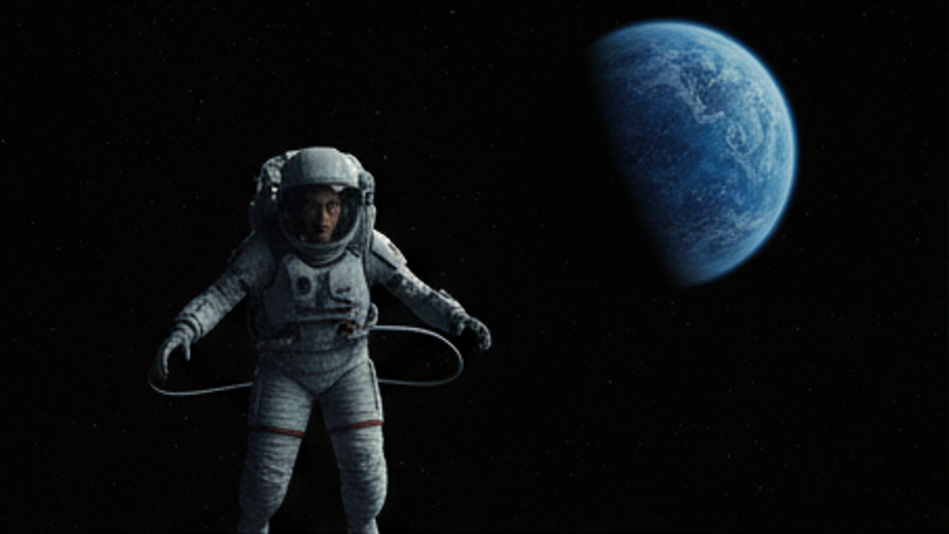 A solo astronaut on a deep-space mission to Neptune finds a recorded message wai