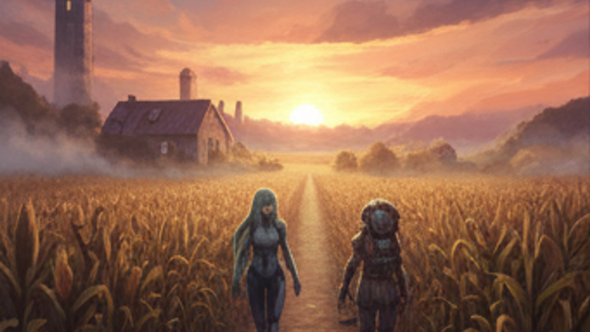 kira goes to a farm, and found一位農夫發現他的稻草人每晚都會活過來,保護村莊免受潛伏在玉米田中的變形生物侵害。she talks