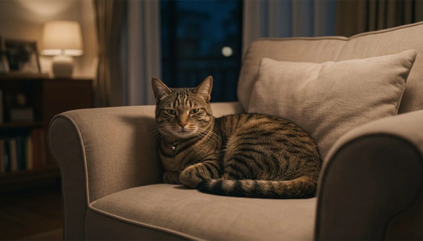 Imagine a small, rhythmic motor humming deep within a tabby’s chest. For centuri
