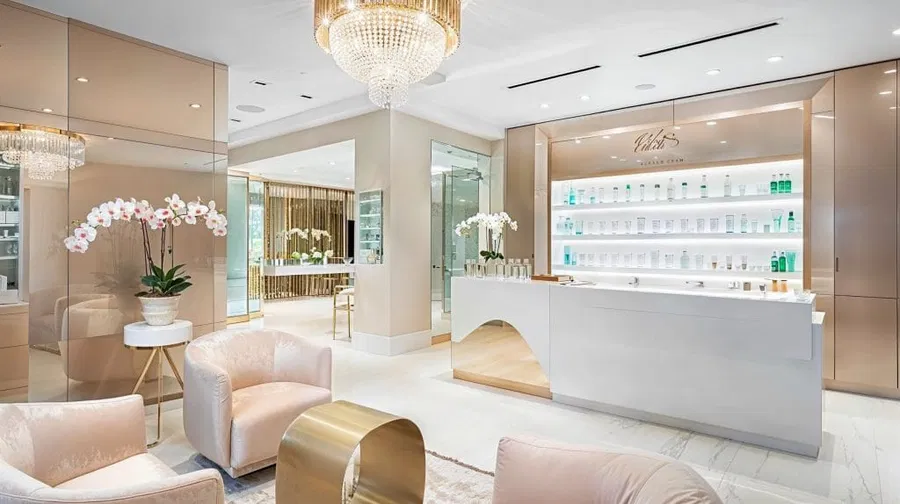 A MedSpa treatment room with soft, warm lighting and a clean, minimal aesthetic